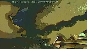 Dildo and tongue tag team on wet ebony pussy