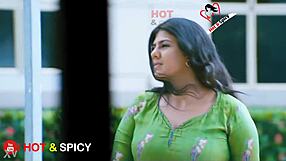 Swarnamalaya flaunts her massive big boobs in steamy display