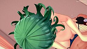 Hot Tatsumaki strips bikini, ready for uncensored banging action!