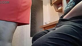 Masturbating in clothes to avoid stepmom's catch