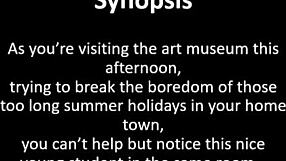 Student Receives Art Instruction In Leather Skirt Upskirt