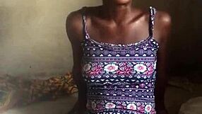 Crazybitch has fun in her room without going outside