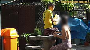 Brazilian Bubble Butt Teen Picked Up from Street: Pussy Destroyed at Home with Blowjob