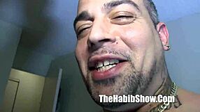 Petite ebony kimberly chi strips and gets clothes ripped by monster cock in hood amateur scene