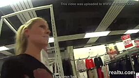 Adorable Czech Girl Teased In Supermarket And Ridden In POV!