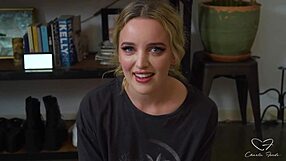 Natural PAWG Charlie Forde Rides Hard and Squirts!