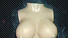 dolly asks for double penetration cum on tits