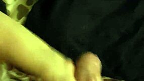 Lady Performs Glass Wank