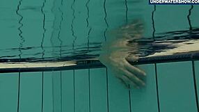 flashing my bright tits underwater gets everyone so turned on