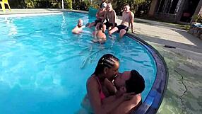 Gangbang With Slutty Wife And Seven Men