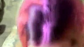 Slutty alien enjoys deepthroat sucking and licking dick.