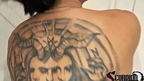 I fuck my half sister deliciously with deepthroat and pierced nipples