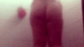 curvy secretary caught cleaning cum from her pussy in the shower