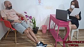 Pulled Out My Cock and Masturbated Publicly in Waiting Room While Receptionist Watched