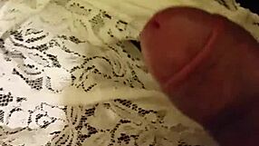 Jerking With My Wife's Panties Evokes Deep Emotional Release. The Scent And Texture Intensify The Experience.