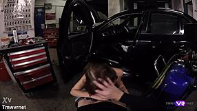 Hot Car Mechanic Offers Extra Sex Services!