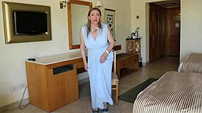 mature busty cougar feels thrilled luring men for sex compilation