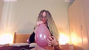 Custom balloon video featuring alternative curvy mommy