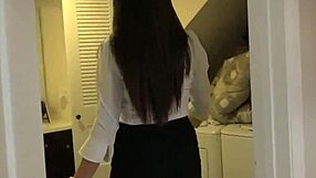 Busty Realtor Intensely Cockrides Client After Giving Him A Deep Blowjob