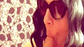 she loves my uncut cock so much, giving blowjob all day long