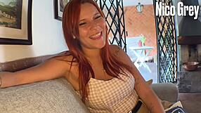 First Casting With Busty Teen Redhead From Sao Paulo Brazil - Pov Sex.