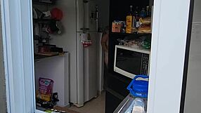 i finally caught my bbw neighbor fully naked with huge tits in homemade roleplay