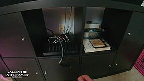 hey, step mom sold my gamestation for a monster cock deepthroat blowjob pov with curvy tits and ass