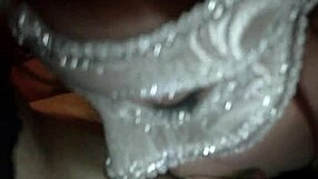 masked deepthroat teasing