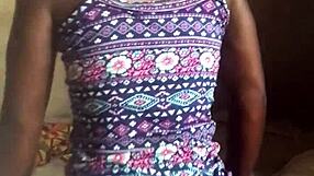 Crazybitch has fun in her room without going outside