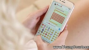 Skinny teen Cornelia cums multiple times on shaved pussy?