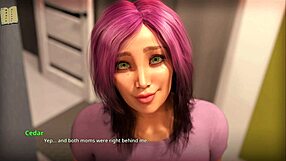 This 3D video of a fat curvy woman with big tits is so hot