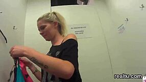 Adorable Czech Girl Teased In Supermarket And Ridden In POV!
