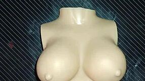 dolly asks for double penetration cum on tits