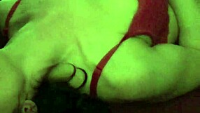 Jessica Bent Over, Fucked Roughly with Big Black Dildo, Ends in Facial Cumshot.