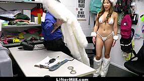 Cute Asian MILF Plays With Mall Officer's Cock And Gets Fucked