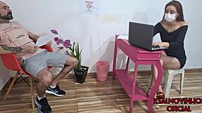 Pulled Out My Cock and Masturbated Publicly in Waiting Room While Receptionist Watched