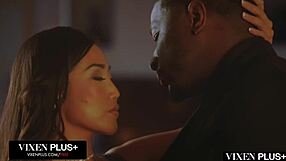 MMF Threesome Features Doggystyle, Missionary, and Double Penetration with Big Black Cock