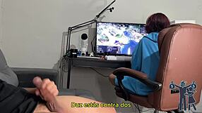 Latina Femdom Risks Exposing Big Cock!