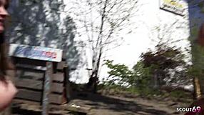 Two Lesbian Girls Seduce Stranger