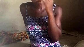 Crazybitch has fun in her room without going outside