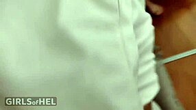 I Pissed on My Asian Teen 18+ Girlfriend with Harsh Spanking and Rough Sex.