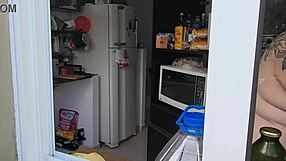 i finally caught my bbw neighbor fully naked with huge tits in homemade roleplay