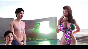 stepmom gave assjob after noticing boner 😏