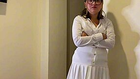 i convinced my teacher for private lessons and we ended up in bed