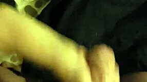 Lady Performs Glass Wank