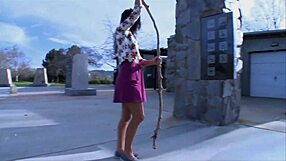 Horny Brunette Gives Blowjob, Then Takes Hard Dick In Shaved Pussy – Lesbian Fun?