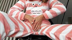 horny teen teases wet pussy to intense orgasm