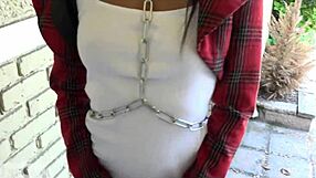 Teacher Babe Waiting for BDSM Anal Casting with Licking and Squirting