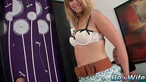 Insatiable wife Ani Blackfox craves anal from stranger