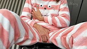 horny teen teases wet pussy to intense orgasm